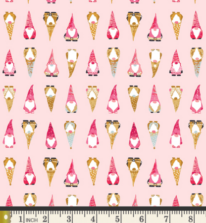 Playful Gnomes Sweet Adventale Cotton Poplin by Katarina Roccella | Half Yard