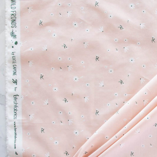 Tossed Daisies Meadow Organic Poplin