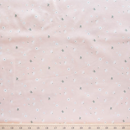 Tossed Daisies Meadow Organic Poplin