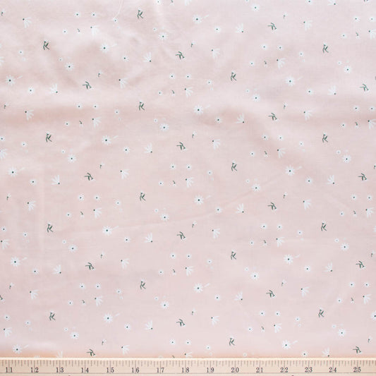 Tossed Daisies Meadow Organic Poplin