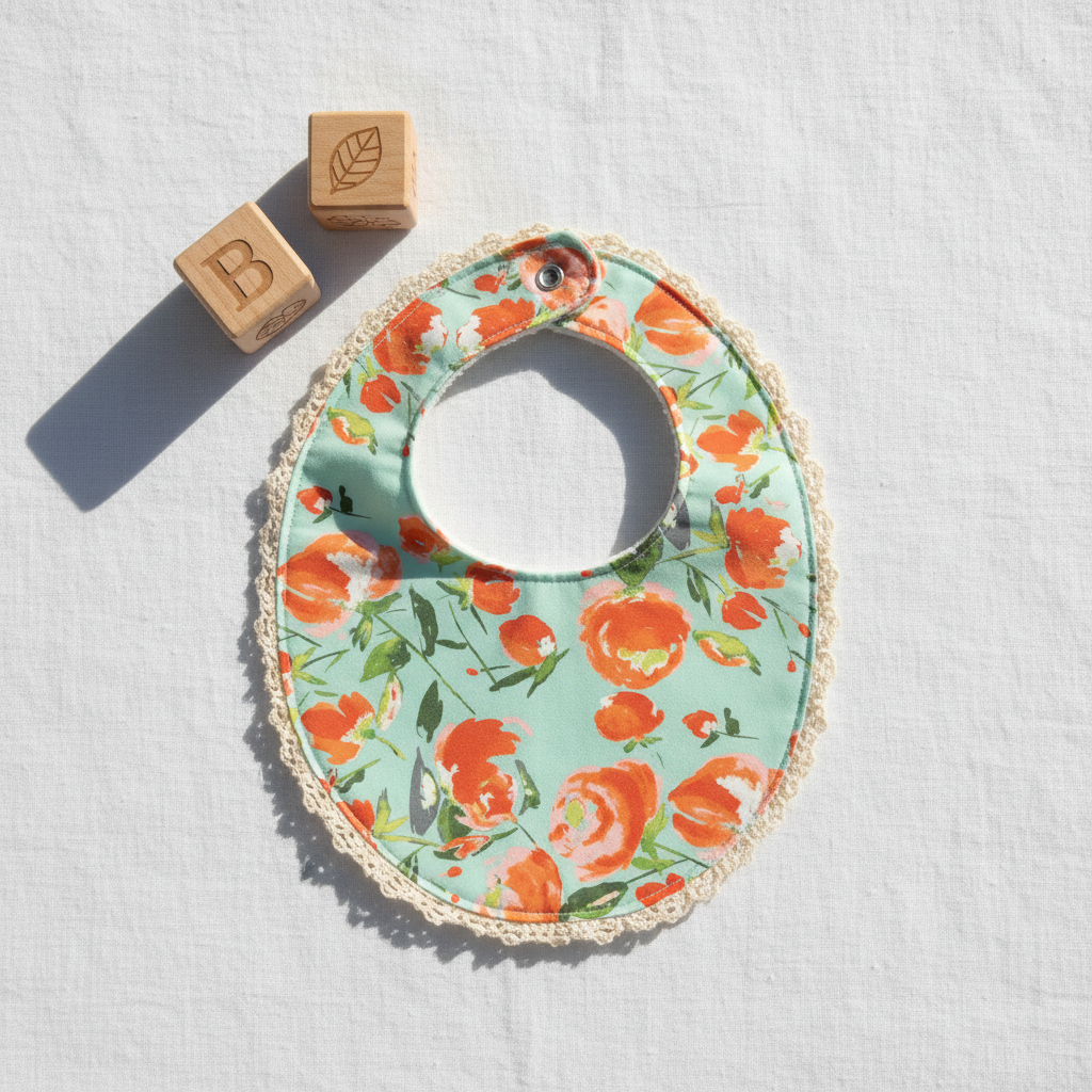 Everlasting Blooms Citrus Poplin - OEKO-TEX Certified 44/45" Wide by the Half Yard