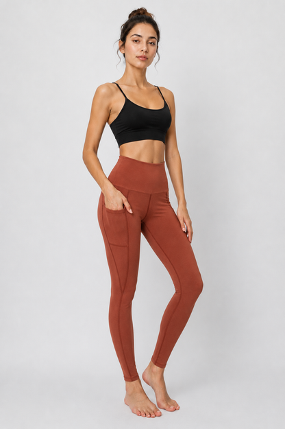 Organic Cotton High-Waist Pocket Leggings – ROOTEASE