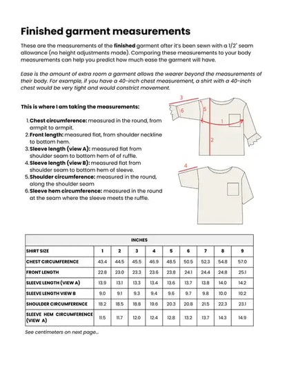 Saltwater Shirt Printed Sewing Pattern | Charlie Darwin Textiles