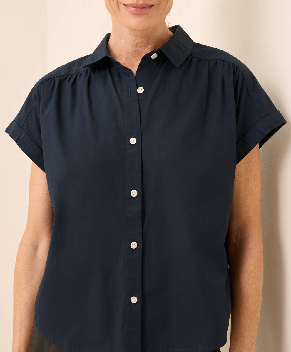 Pact Women's All Day Organic Poplin Easy Shirt