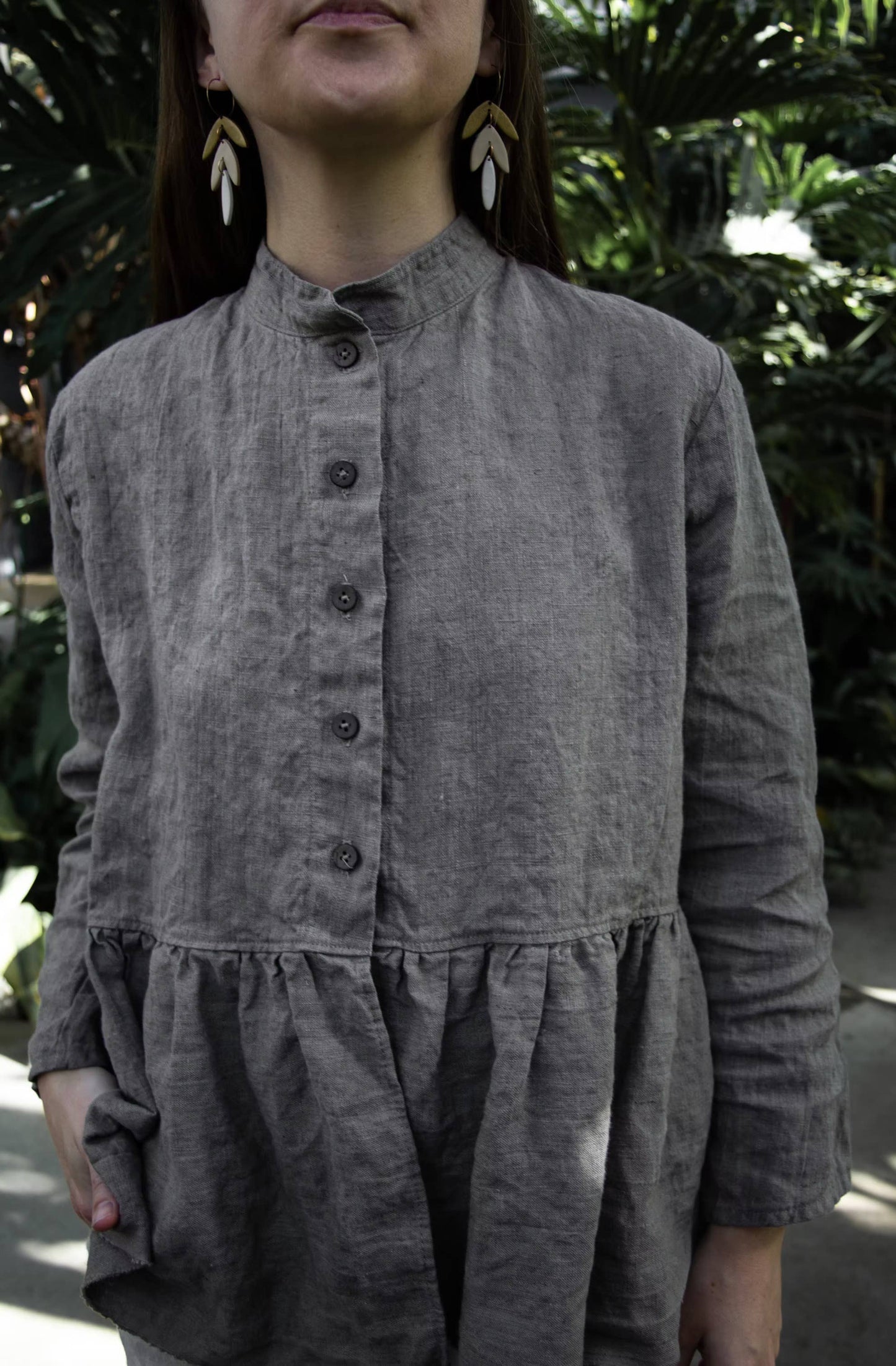 Canary Peplum Top Sewing Pattern | Charlie Darwin Textiles