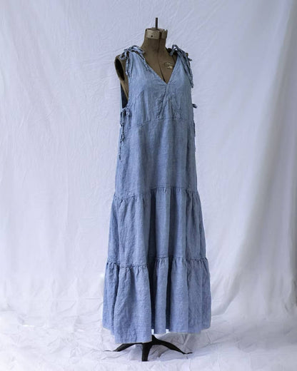 Gypsy Moth Tiered Maxi Dress Printed Sewing Pattern | Charlie Darwin Textiles