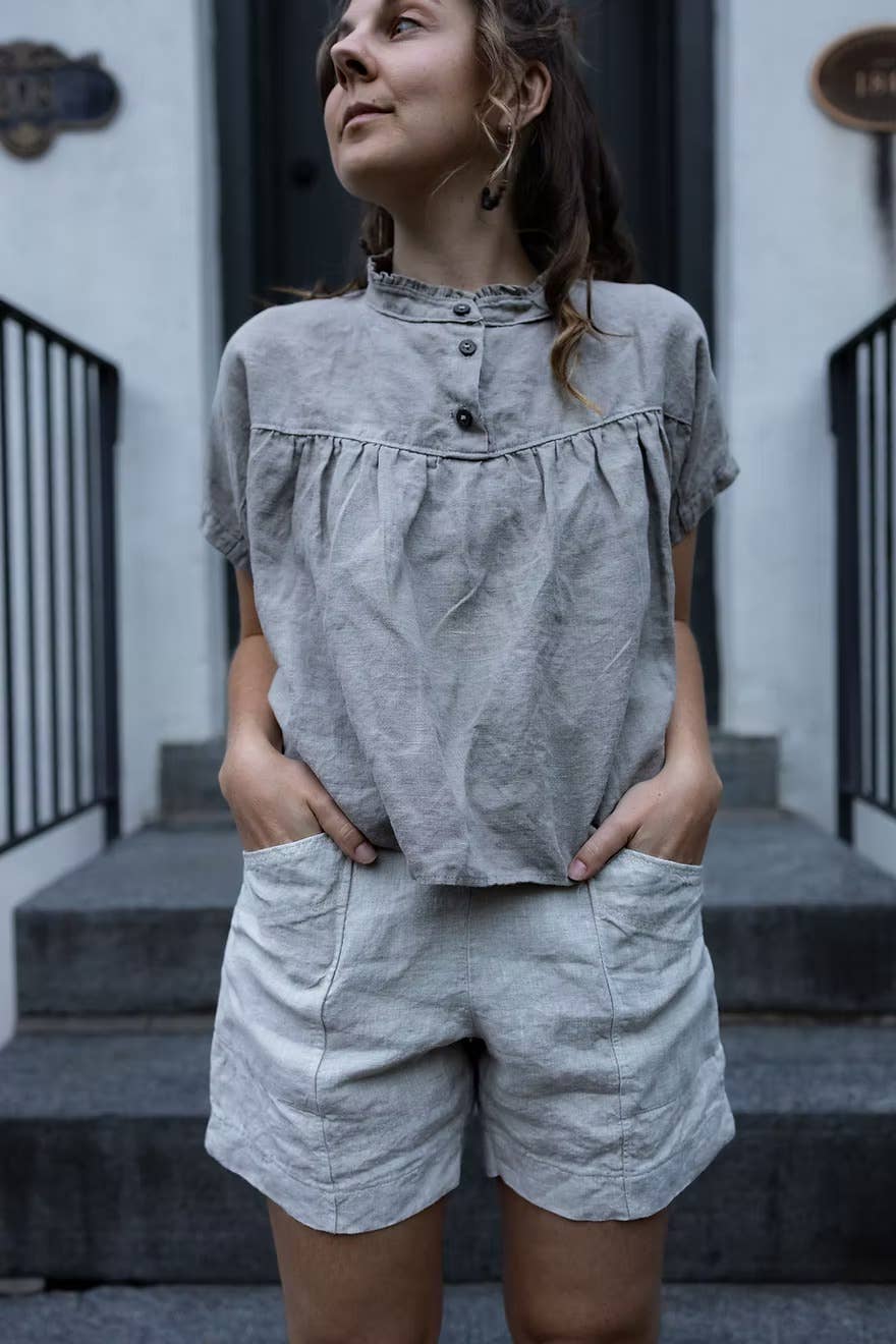 Finch Blouse Printed Sewing Pattern | Charlie Darwin Textiles
