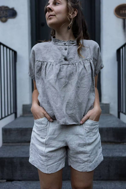 Finch Blouse Printed Sewing Pattern | Charlie Darwin Textiles