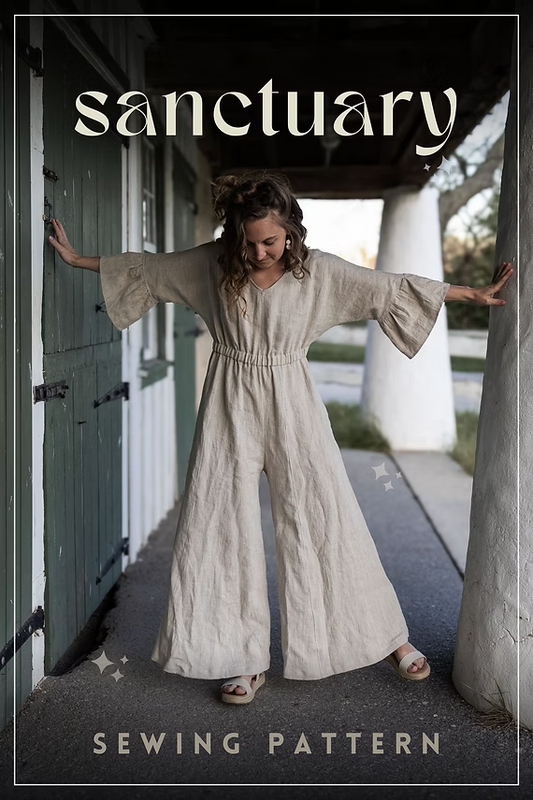 Sanctuary Jumpsuit Sewing Pattern | Charlie Darwin Textiles