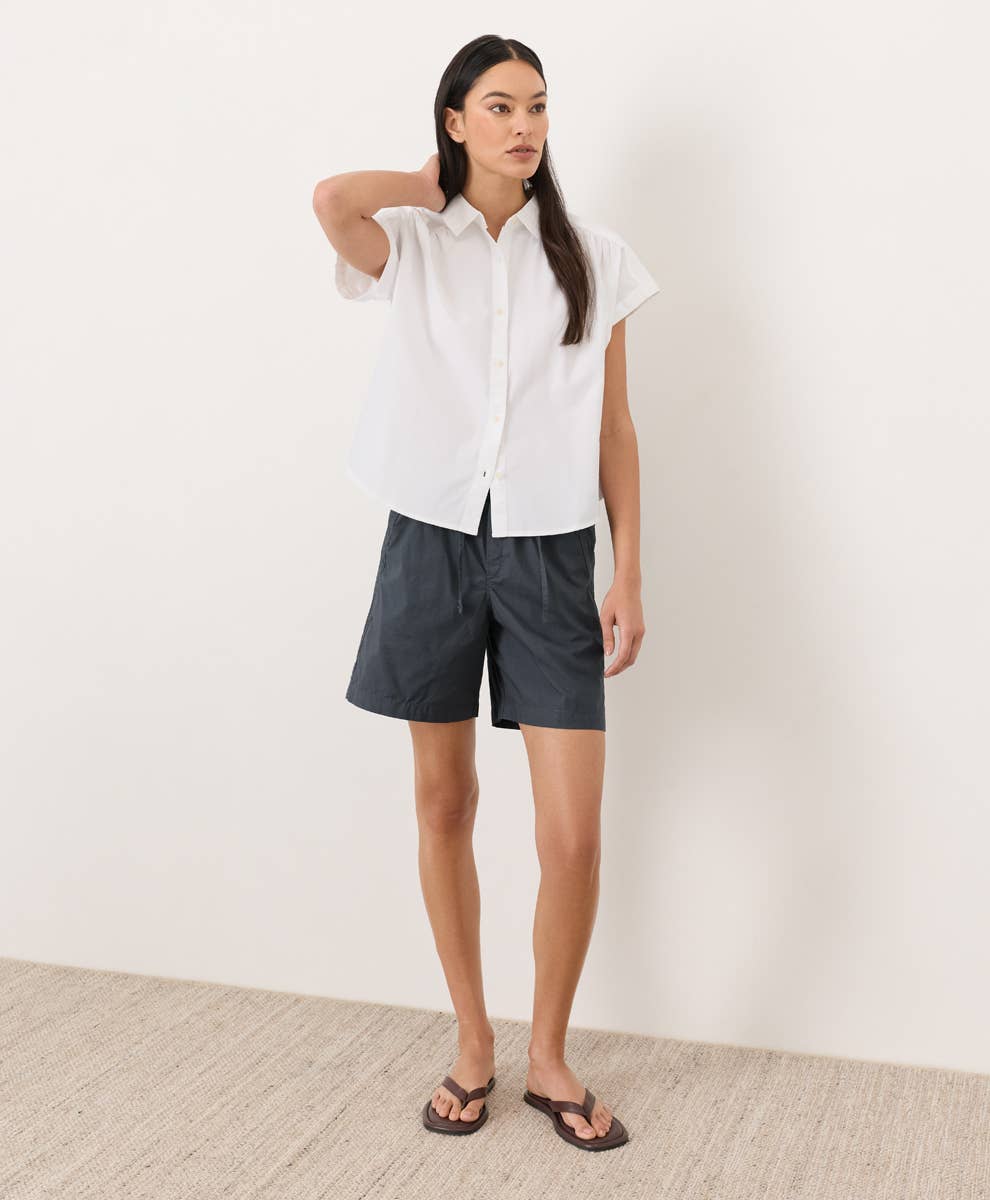 Pact Women's All Day Organic Poplin Easy Shirt