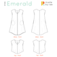 Emerald Dress and Top - XXS, XS, S, M, L, XL, & Plus Sizes 1-5