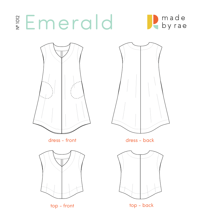 Emerald Dress and Top - XXS, XS, S, M, L, XL, & Plus Sizes 1-5