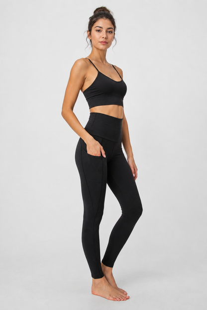Organic Cotton High-Waist Pocket Leggings – ROOTEASE