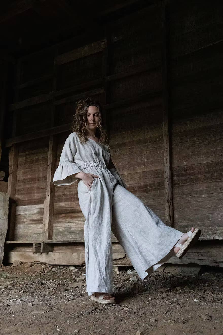 Sanctuary Jumpsuit Sewing Pattern | Charlie Darwin Textiles