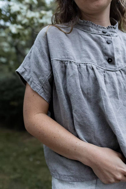 Finch Blouse Printed Sewing Pattern | Charlie Darwin Textiles