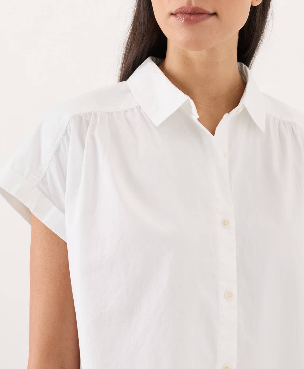 Pact Women's All Day Organic Poplin Easy Shirt