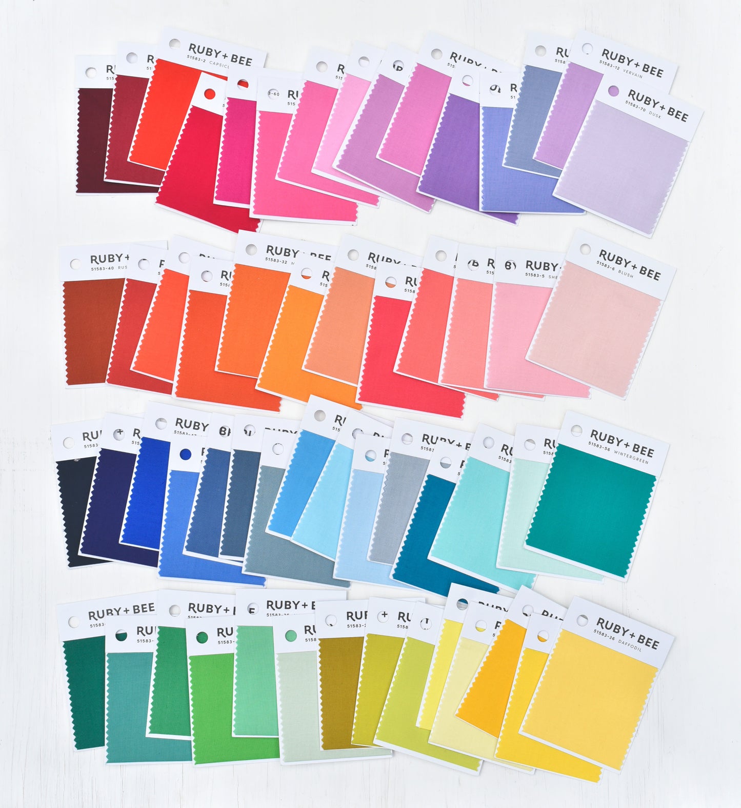 Ruby & Bee 5" x 5" Charm Square Precut Pack — Multi Color | Windham Fabrics | Heather Ross + Annabel Wrigley