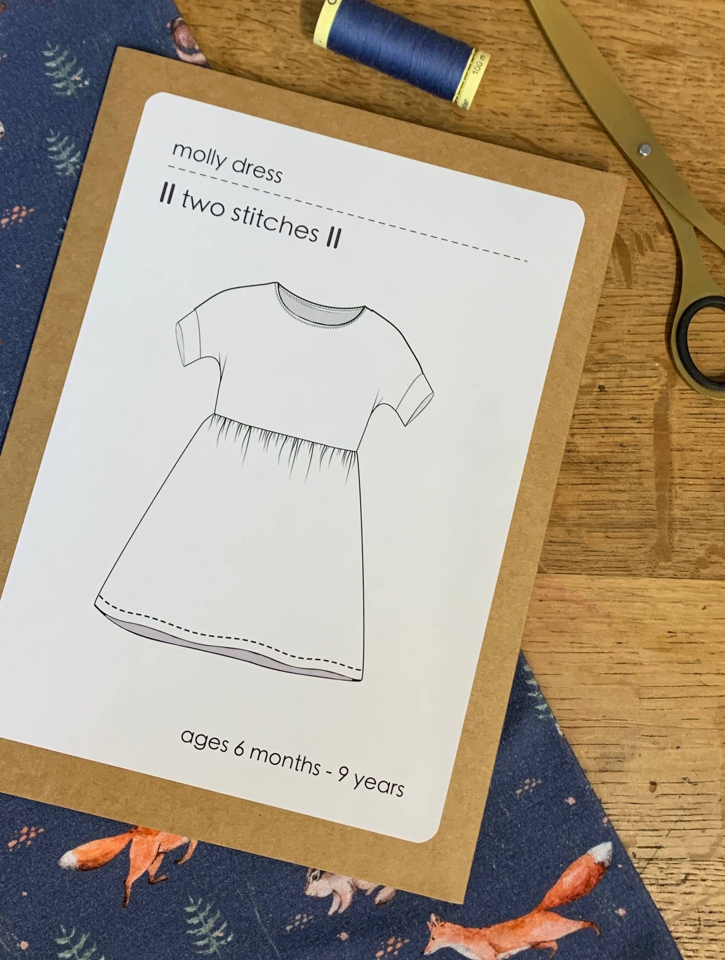 Molly Dress - Sewing Pattern for Childrenswear (UK Indie Pattern)