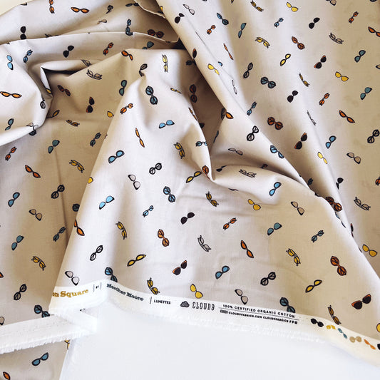 Lunettes Organic Poplin End of Bolt 1.5 yd