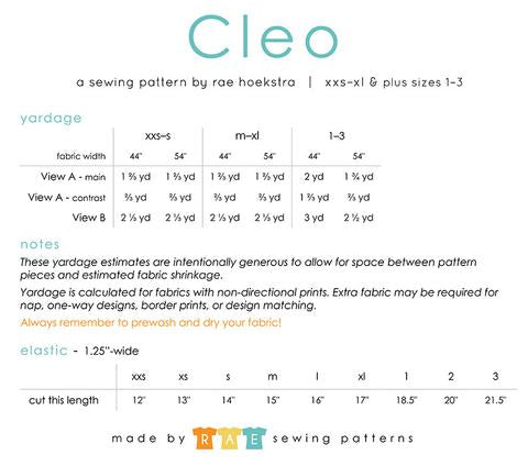 Cleo Skirt Paper Pattern XS, S, M, L, XL, Plus Sizes 1-3