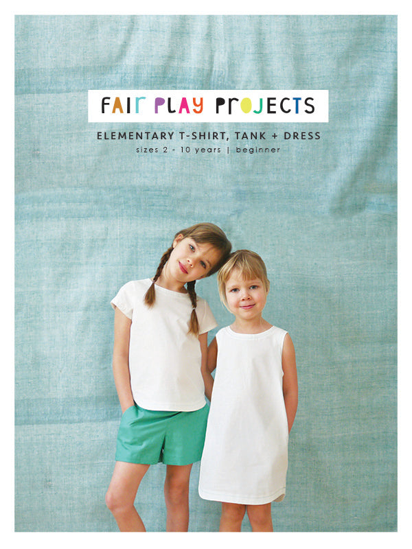 Elementary T-Shirt, Tank + Dress Digital (PDF) Pattern