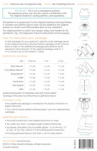 Geranium Expansion Kit 0 - 12