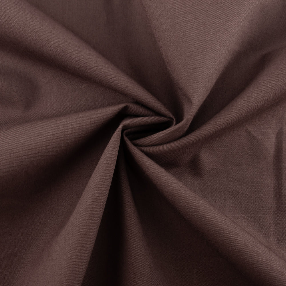 Huckleberry (Dark Plum) Organic Poplin