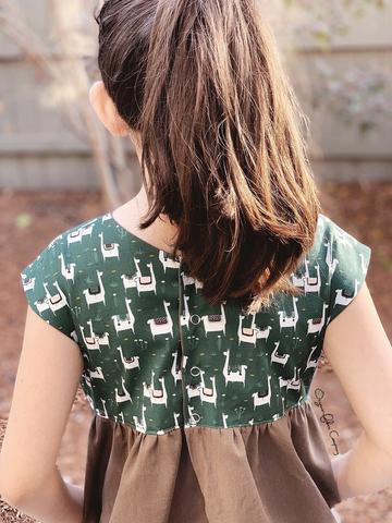 Geranium Girl's Dress Paper Pattern 6 - 12