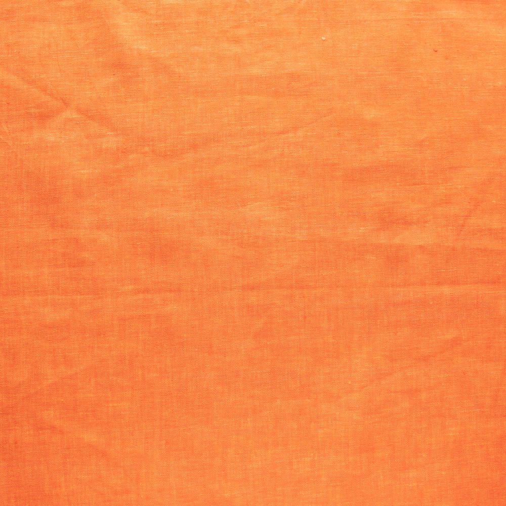 Clementine Solid Organic Linen
