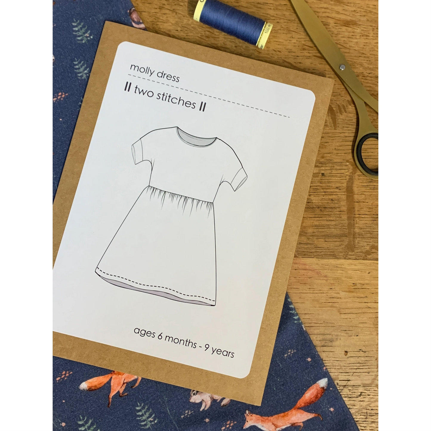 Molly Dress - Sewing Pattern for Childrenswear (UK Indie Pattern)