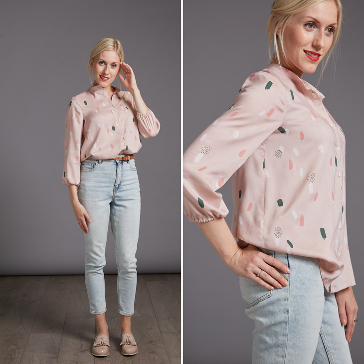 Patrón de costura de blusa - Patrón de costura del Reino Unido