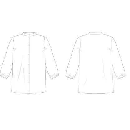 Patrón de costura de blusa - Patrón de costura del Reino Unido