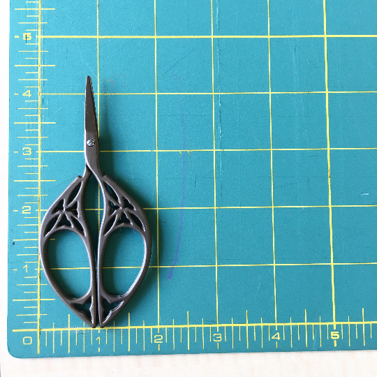 Galadriel Antiqued Chocolate Bronze Stainless Steel Embroidery Scissors