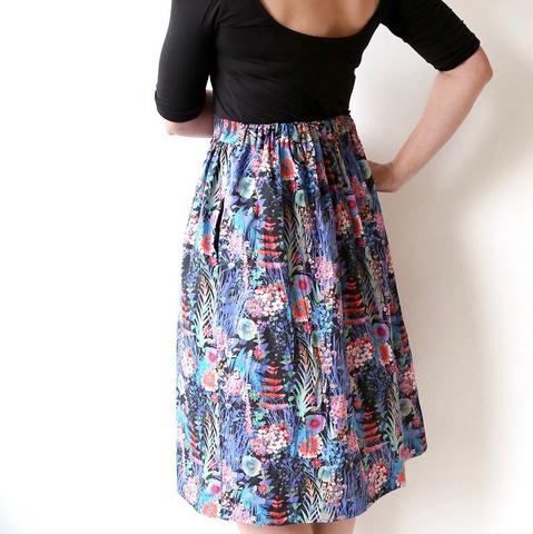 Cleo Skirt Paper Pattern XS, S, M, L, XL, Plus Sizes 1-3