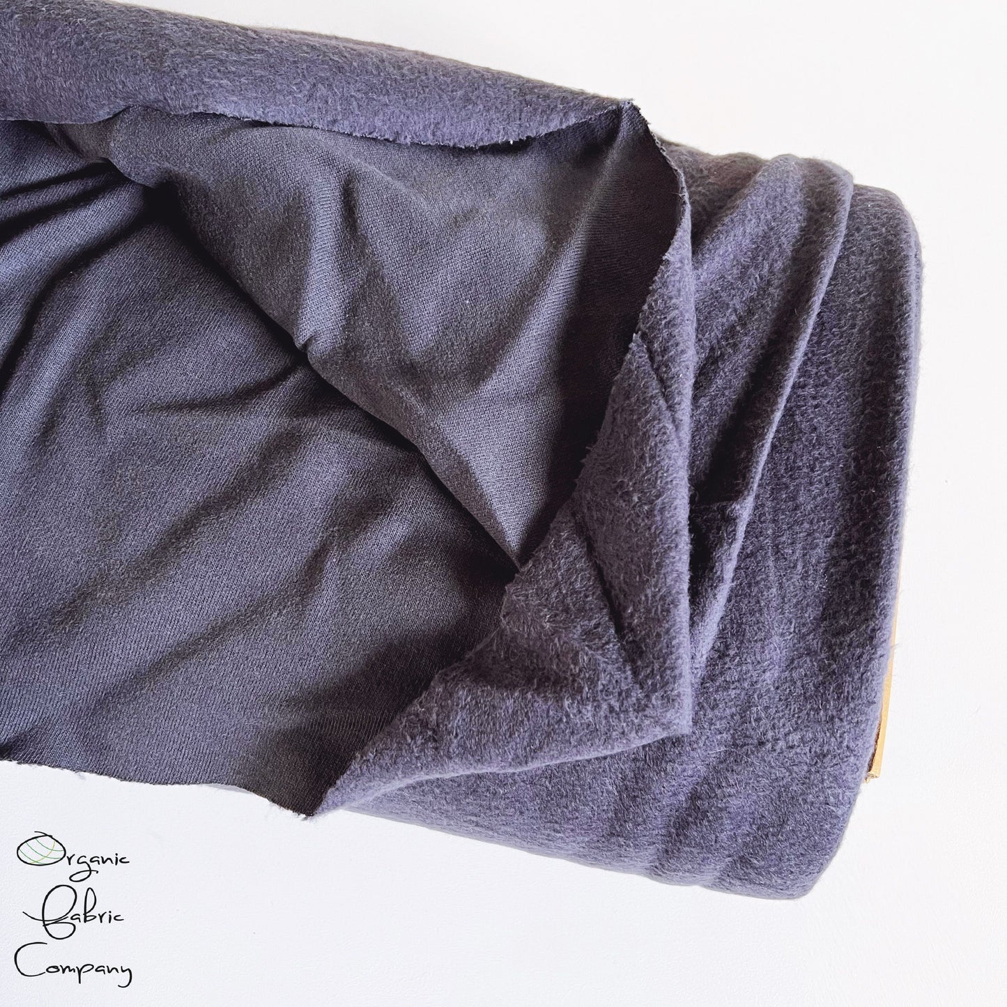 Dusk Solid Organic Fleece