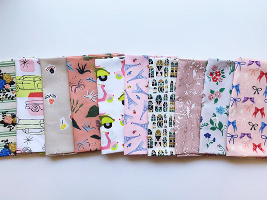 Bows Stash Builder Organic Poplin Fat Quarter Bundle