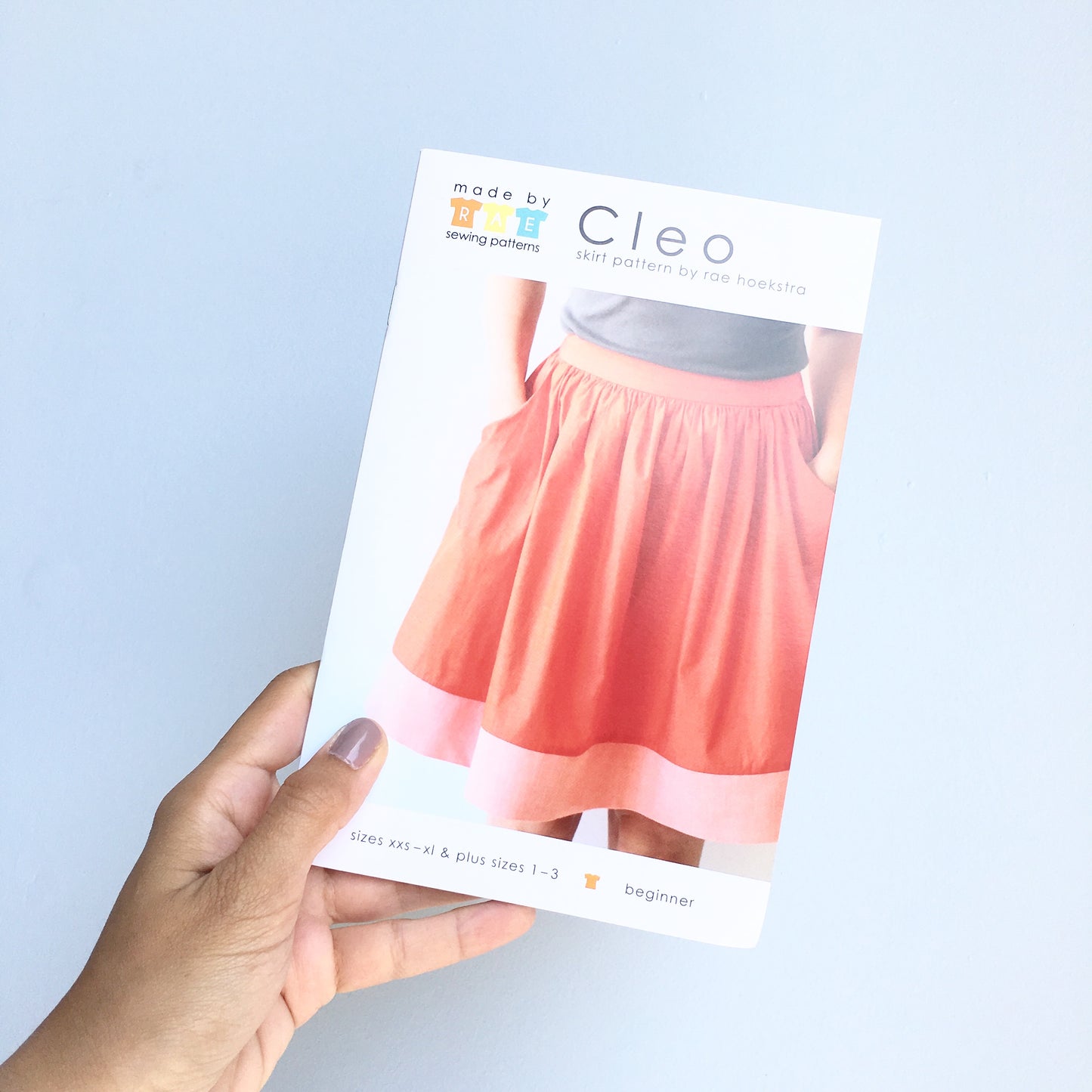 Cleo Skirt Paper Pattern XS, S, M, L, XL, Plus Sizes 1-3