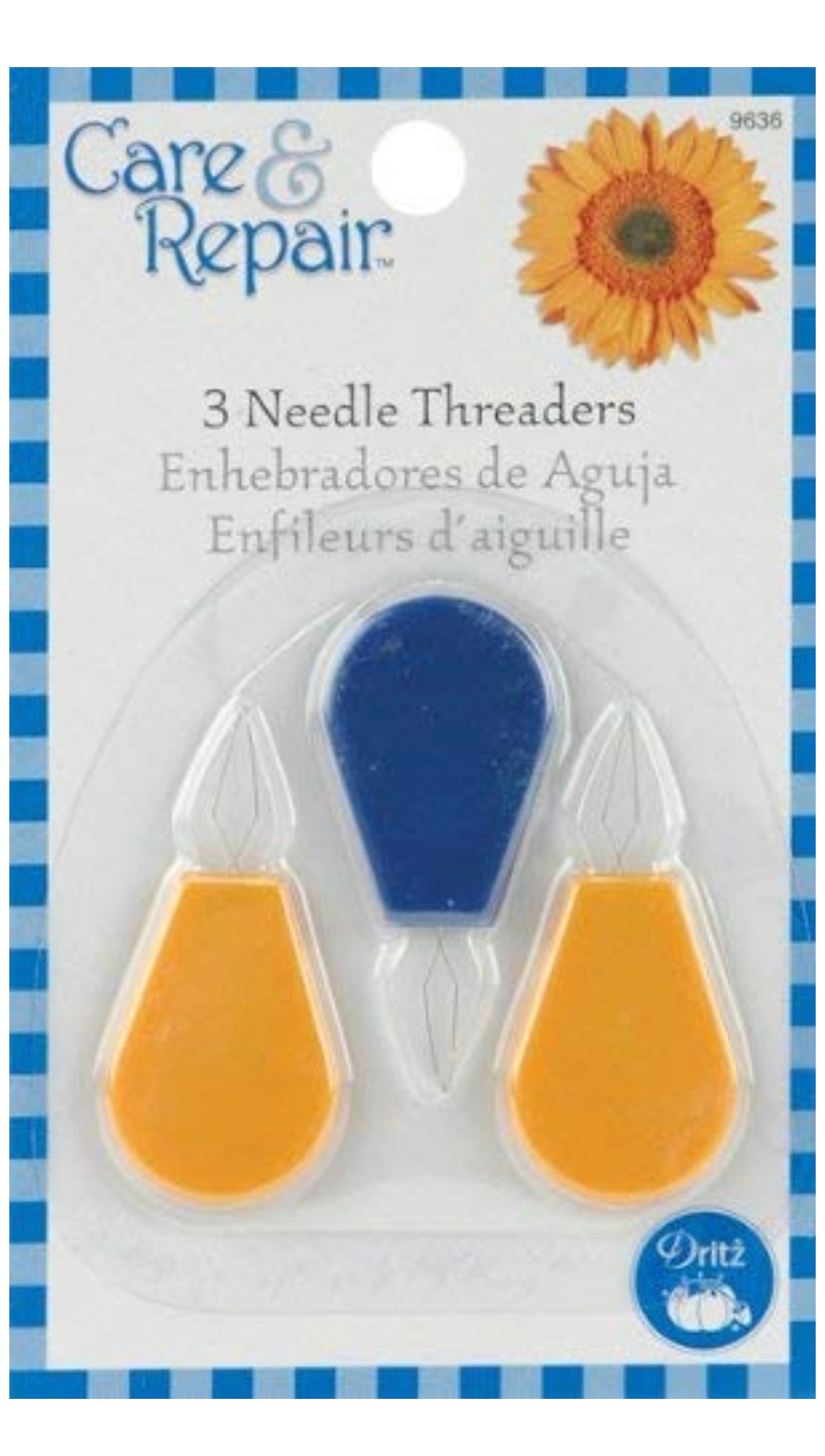 Dritz Plastic Needle Threaders - Set of 3