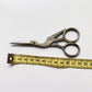 Antiqued Gold Colored Stork Antique Style Stainless Steel Embroidery Scissors