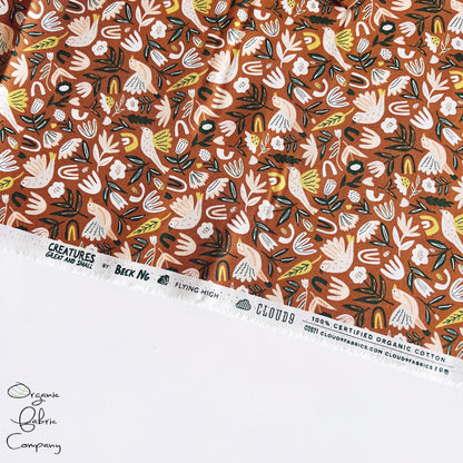 Flying High Organic Poplin End of Bolt