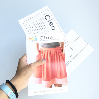 Cleo Skirt Paper Pattern XS, S, M, L, XL, Plus Sizes 1-3