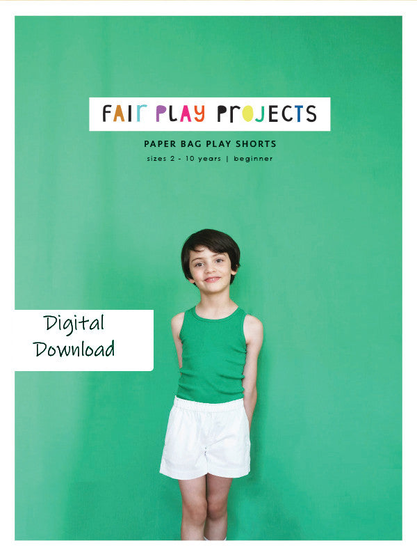 Paper Bag Play Shorts Digital (PDF) Pattern