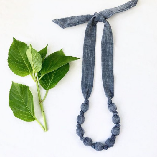 Organic Cotton + Maple Nursing Necklaces