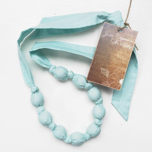 Organic Cotton + Maple Nursing Necklaces